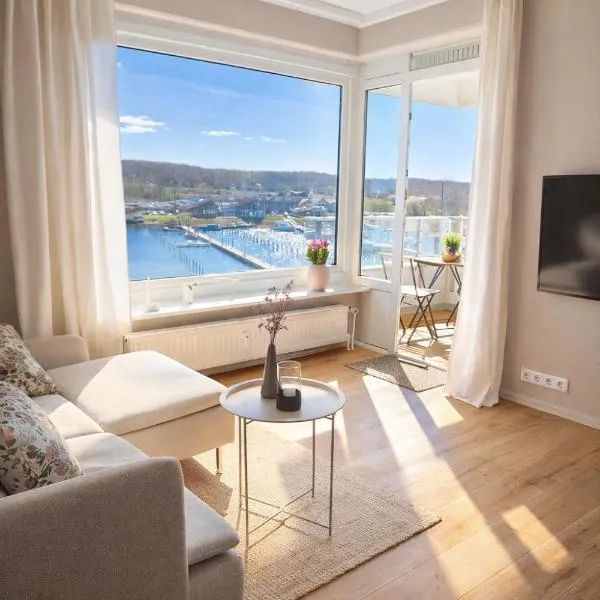 Strandhafer-Balkon mit Meerblick- 2 Min zum Strand，位于Schausende的酒店