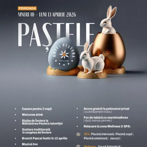 Hotel Pestera Wellness & Spa，位于锡纳亚的酒店