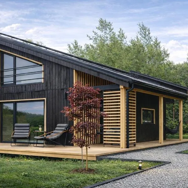 Przylesie Domki，位于Wysoczany的酒店