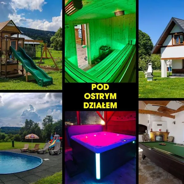 Domki - Noclegi Pod Ostrym Działem，位于下乌斯奇基的酒店