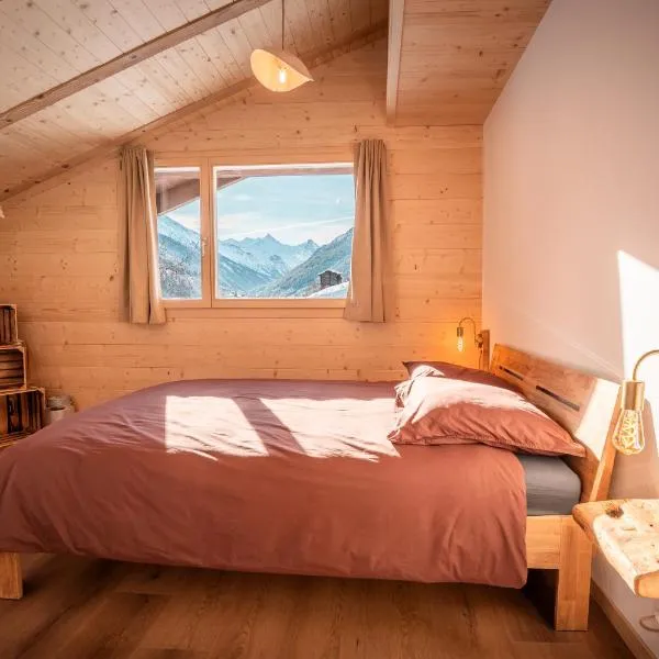 Ferme du Grand Bisse - Gîte agritouristique，位于Saint-Jean的酒店