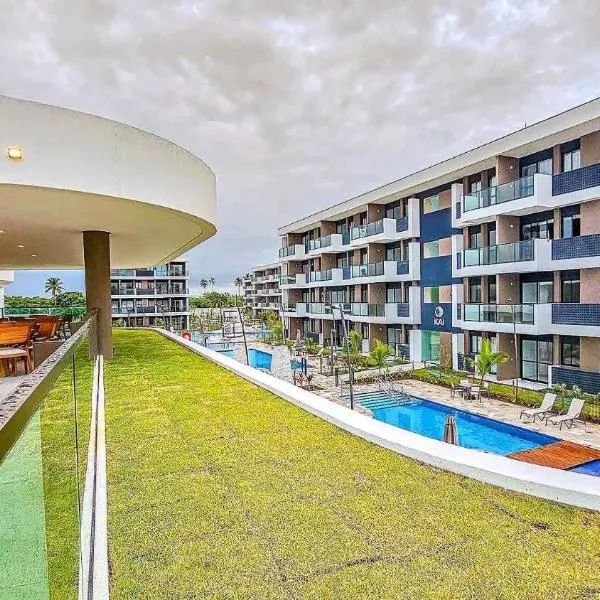 Makia Beach Experience | Flat Resort em Muro Alto – Piscinas e Praia，位于伊波茹卡的酒店