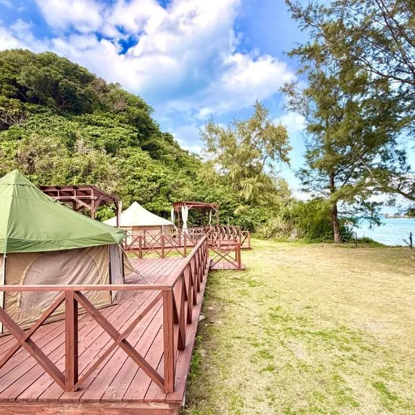 Yagaji Beach(屋我地ビーチ),位于名户的酒店