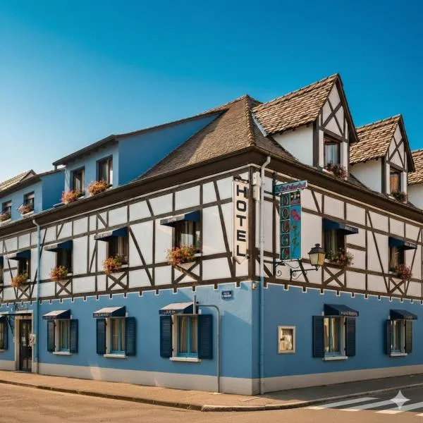 Hôtel Restaurant Aux Deux Roses，位于新布里萨克的酒店