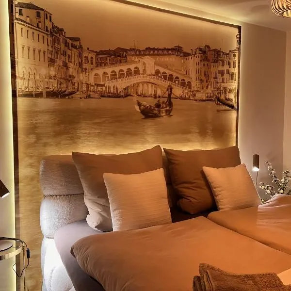 Palazzo Moni - Modernes Studio in der Nähe der Therme mit Balkon & Parkplatz，位于巴特索登-萨尔明斯特的酒店