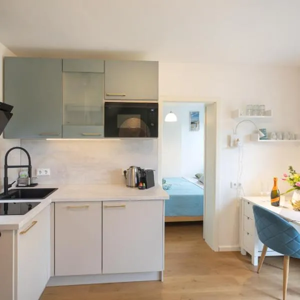 Sonnige, ruhige Gartenwohnung mit Terrasse u. Garten，位于奥贝拉欣格的酒店