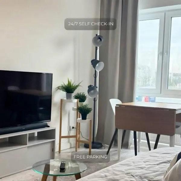Aura III - Modern & komfortabel, 2-Raum Apartment，位于比勒费尔德的酒店