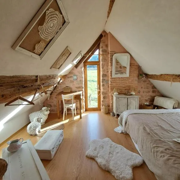 Maison la Bambine chambre nature，位于Ozolles的酒店