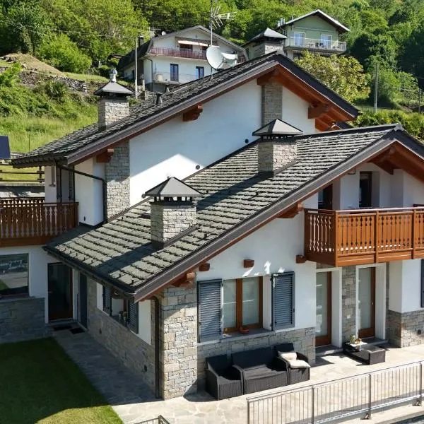 Ca' Piramidi Casa Vacanze，位于Postalesio的酒店