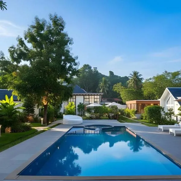 StayVista at Luma - 350 mtr from Mandwa Jetty，位于阿利鲍格的酒店
