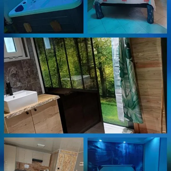 aud eau maillet 2 gites spa sauna，位于Tilques的酒店