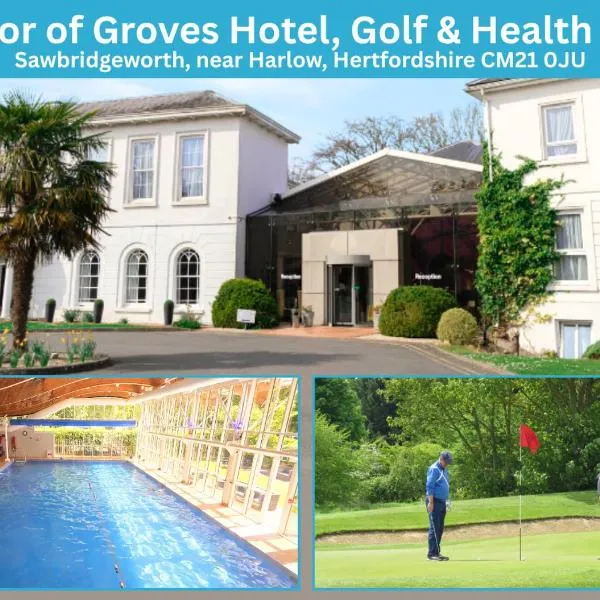 Manor Of Groves Hotel, Golf & Health Club，位于索布里奇沃思的酒店