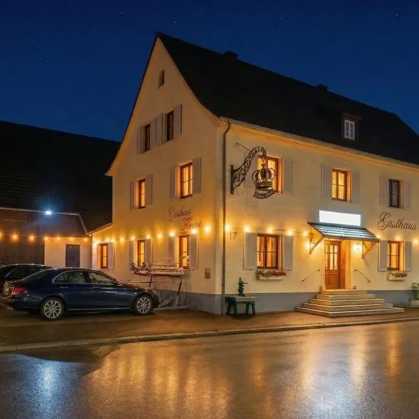 Hotel & Restaurant Krone in Märkt，位于莱茵河畔威尔的酒店