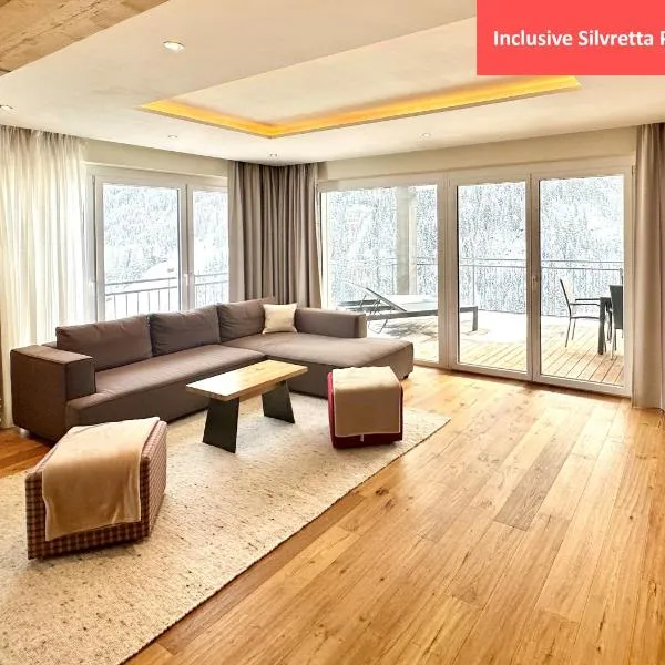 NEU Zirben Luxus Apartments mit SPA und Pool direkt in Kappl，位于卡普尔的酒店
