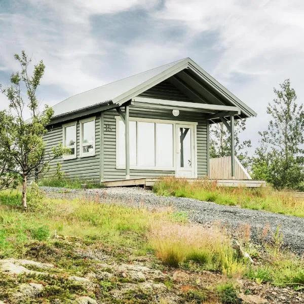 Bright Cabin close to RVK w Hot Tub，位于莫斯费德斯拜尔的酒店