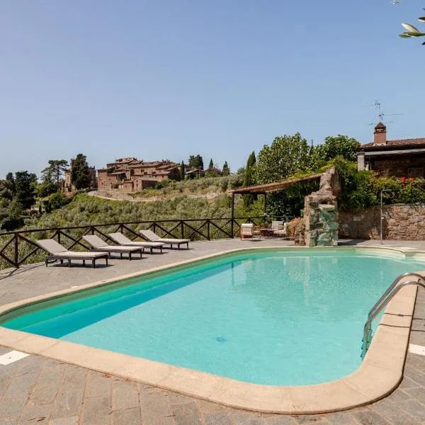 Little Escape-Casa con piscina e vista panoramica，位于Monte Benichi的酒店