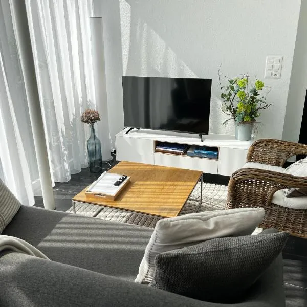 Modern apartment Pilatus view self check-in，位于施坦斯的酒店