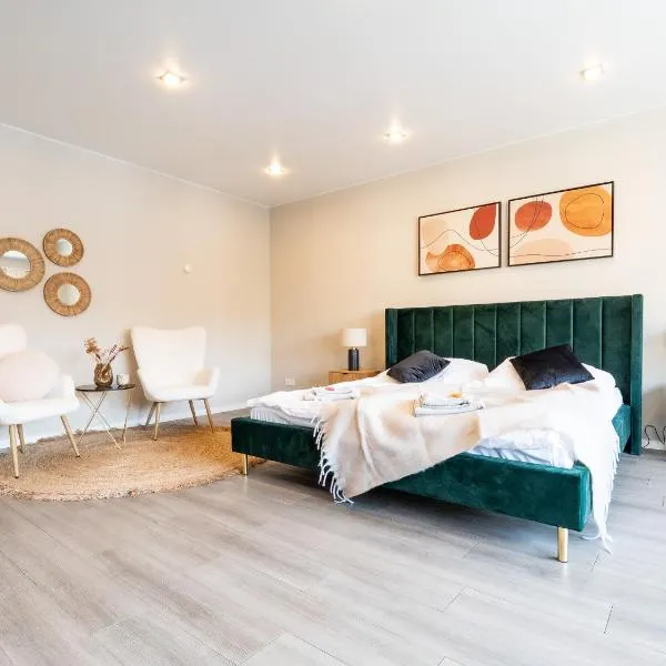 Design Apartment zentral für 6 in Andernach: Ausblick, WiFi, Küche，位于安德纳赫的酒店