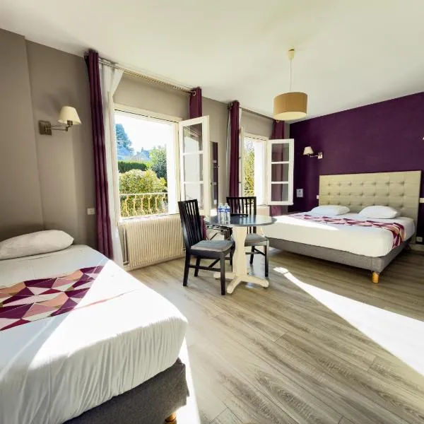 Logis Hotel Restaurant des Voyageurs，位于Tarnac的酒店