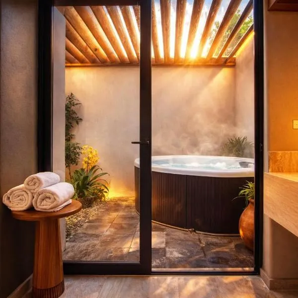 Hotel Flores de Sal-Valle de Guadalupe，位于瓜达鲁佩镇的酒店