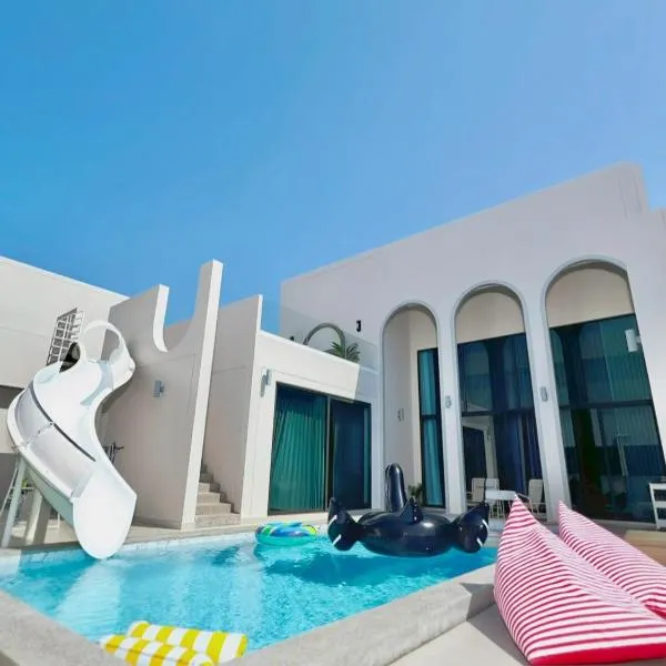Nacha Pool Villa Cha-am，位于七岩的酒店