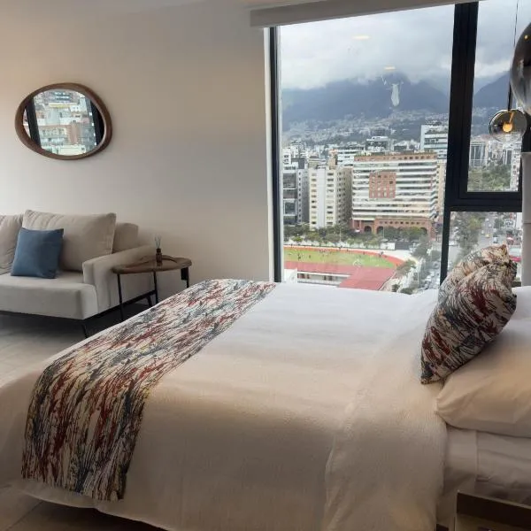 Nuevo Estudio Cielo 11 - Vista al Parque La Carolina，位于基多的酒店