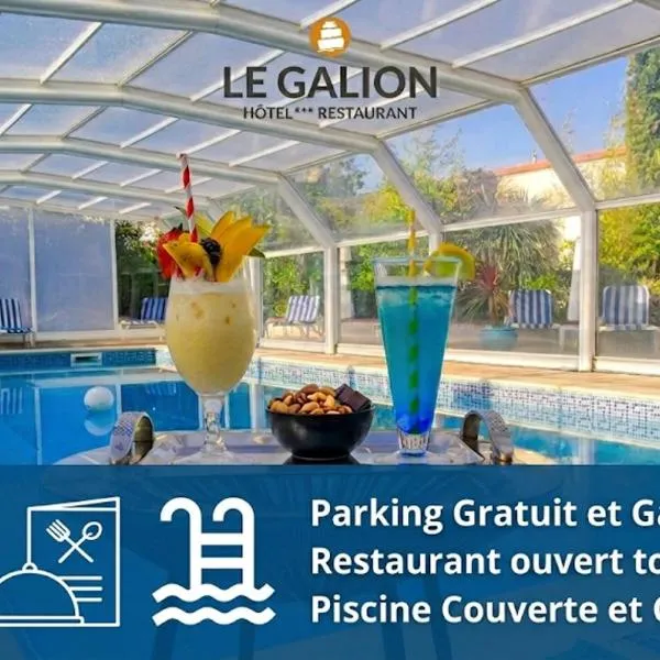Le Galion Hotel et Restaurant Canet Plage - Logis，位于鲁西隆地区卡内的酒店