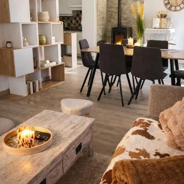 Au Doubs lac, Cosy 4 pers Terrasse ,Ski et Nature，位于马尔比伊松的酒店