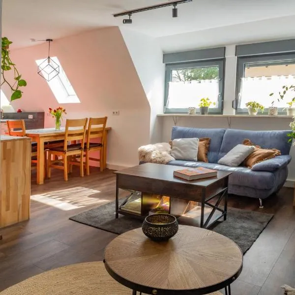 Gemütliche Ferienwohnung mit 2 Schlafzimmern, Fitness & Bestlage，位于奥格斯堡的酒店