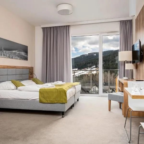 Apartament Górski z Widokiem "Czarna Góra Resort" - Sauna - Narciarnia - Parking，位于西恩纳的酒店