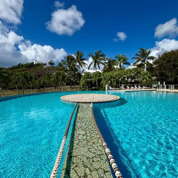 Appartement Lunéa, jardin, piscine à débordement，位于圣弗朗索瓦的酒店