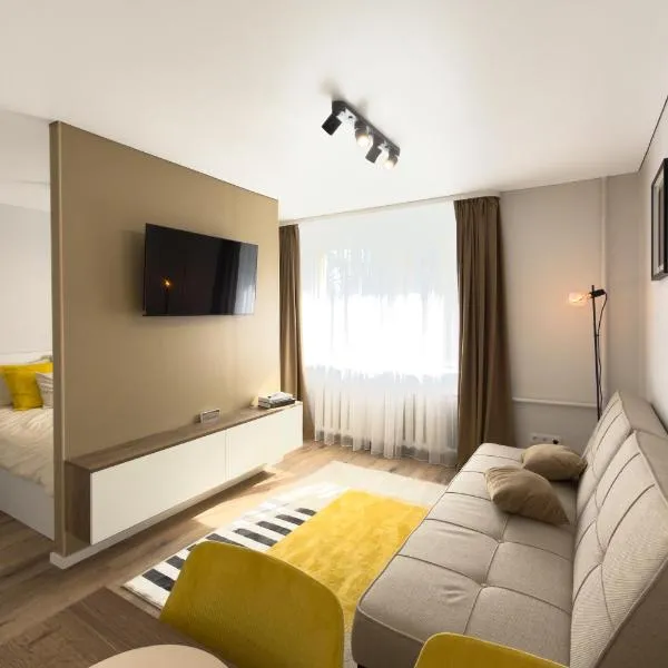 AC Vienibas Square apartments，位于陶格夫匹尔斯的酒店