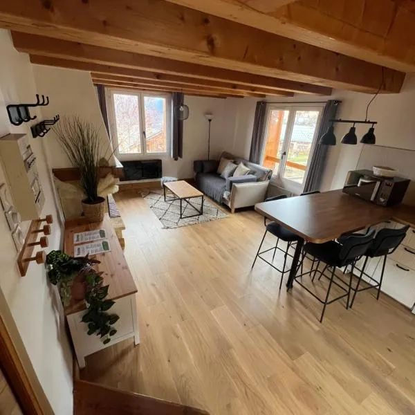 Appart Duplex Chalet plein Sud，位于Feissons-sur-Salins的酒店