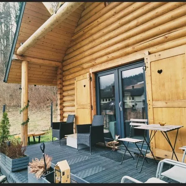 Chatka pod lasem Szczyrk Domek z jacuzzi，位于什切尔克的酒店