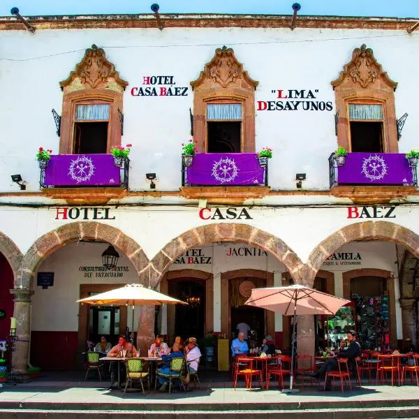 HOTEL CASA BAEZ，位于帕茨库卡罗的酒店