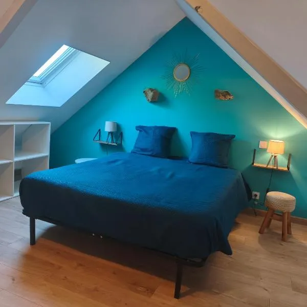 Au Jardin d'Agathe Charming 3-star rental Quiet,位于Cléguérec的酒店