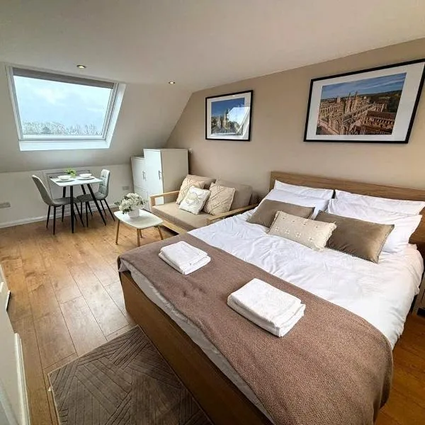 Central Oxford Studio, Free Parking, Private Bathroom, Kitchenette，位于牛津的酒店