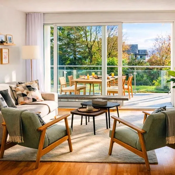 Apartment near Lake Zurich with Garden, Terrace & Parking，位于施泰法的酒店