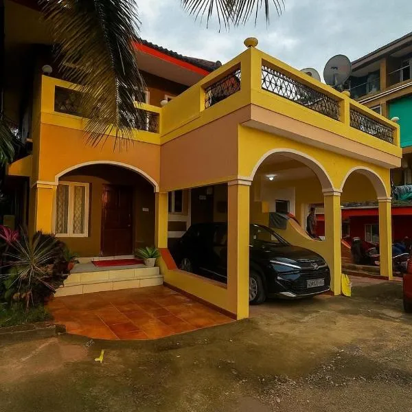 Spacious 2BHK Villa In Candolim，位于坎多林的酒店