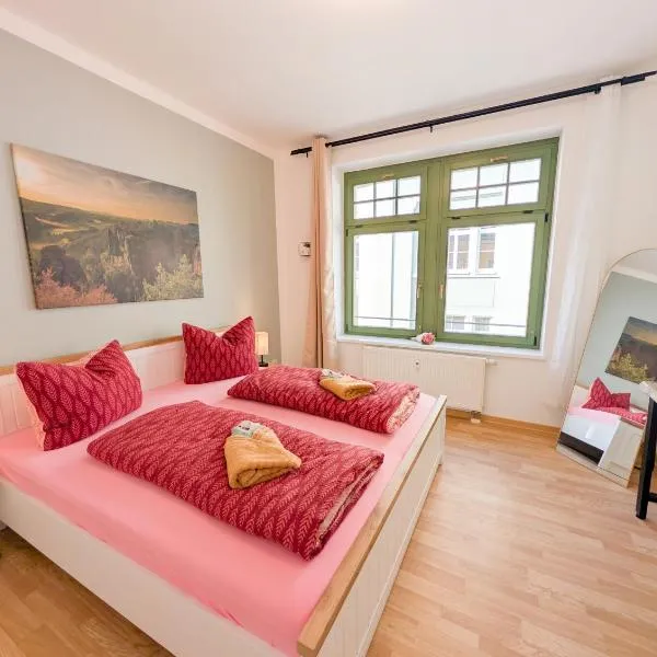 Urlaubsmagie Ferienwohnung Bachrauschen - Balkon am Bach - für 6P - BA2，位于塞布尼茨的酒店