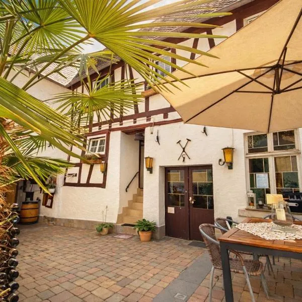Fewo Zur Goldenen Traube，位于吕德斯海姆的酒店