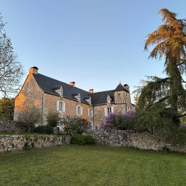 Le Mas de Coursac manoir de charme au calme，位于Quissac的酒店