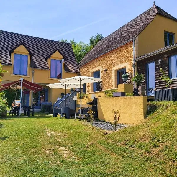 BonBon Chambre d'hôtes，位于Saint-Julien-de-Lampon的酒店