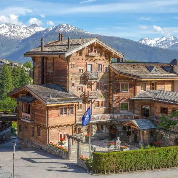 Hostellerie du Pas de l'Ours "Relais et Châteaux"，位于克莱恩 蒙塔纳的酒店
