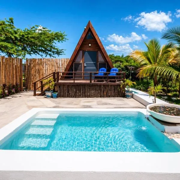 Cashaw Cabin - Private Pool Retreat，位于特雷热比奇的酒店