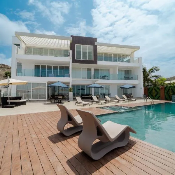 Apartamento frente a la playa Rivera Suites，位于曼塔的酒店
