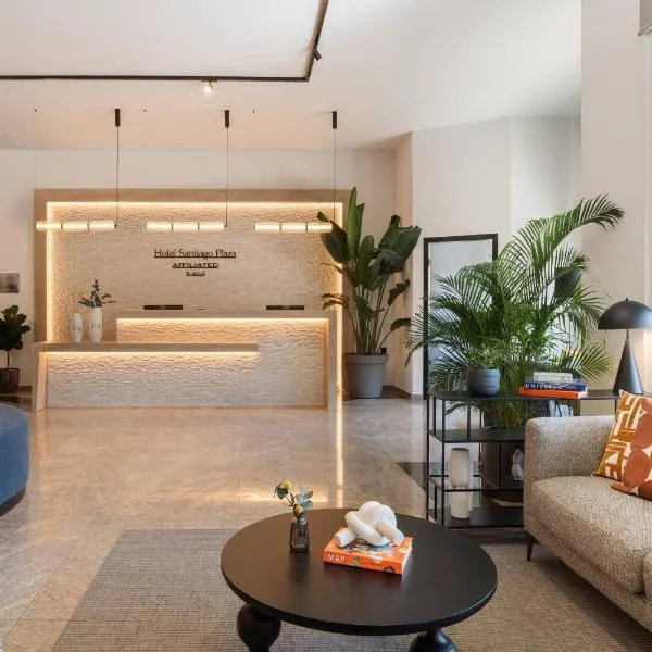 Hotel Santiago Plaza Affiliated by Meliá，位于圣地亚哥－德孔波斯特拉的酒店