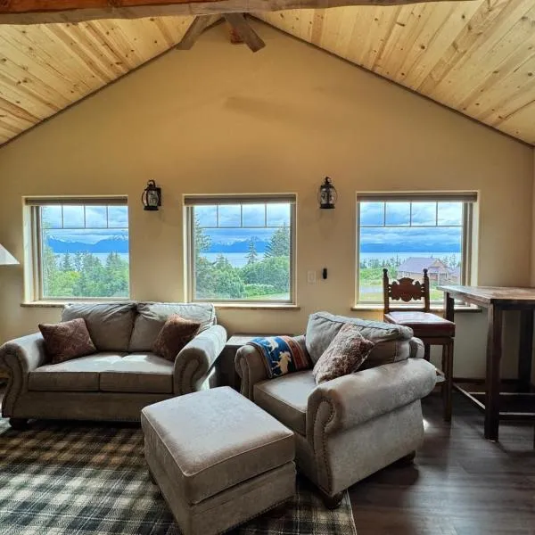 Rustic Bay View Cabins- Lodge，位于荷马的酒店