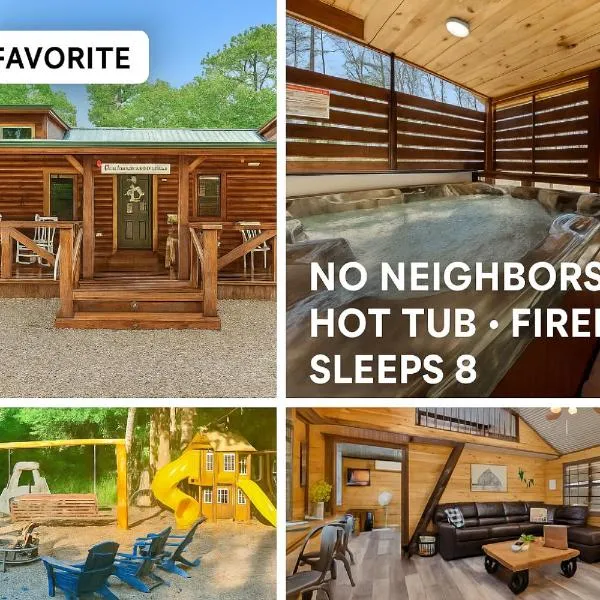 Cozy Secluded King Best LocationHot TubFirepit，位于布罗肯鲍的酒店
