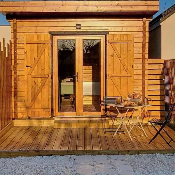 Chalet Cozy au calme avec terrace, parking et proche Orléans，位于萨兰的酒店